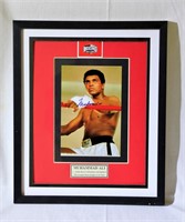 Muhammad Ali Autographed Picture Framed