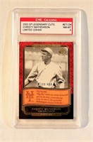 2003 SP Legend Cut Christy Mathewson Baseball Card