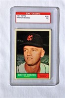 1961 Topps Whitey Herzog Baseball Card Graded