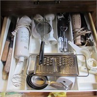 Kitchen drawer lot~ mixers, blenders & accessories