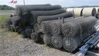 (approx qty - 38) Bundles of Chain Link Fence-