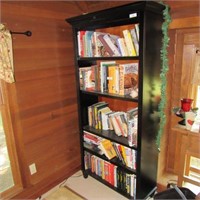 Black Bookcase with 4 shelves " high