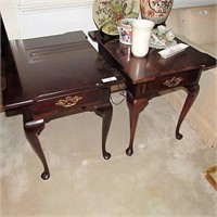 Pr Statton Trutype Americana single drawer tables