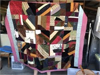 Old Hand Stitched Patch Work Quilt