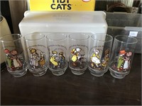 Holly Hobbie Coke-a-Cola Glasses (6)