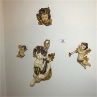 Set of 4 Italian Angels Cherubs