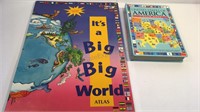 It's a Big Big World Atlas and United States of