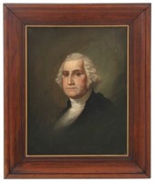 Oil on Canvas Portrait of George Washington