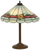Duffner & Kimberly Floral Leaded Table Lamp