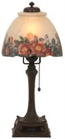 7 in. Handel Reverse Painted Boudoir Lamp