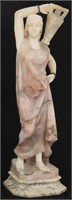Prof. A. Lessi Carved Onyx & Alabaster Sculpture