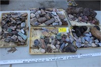 5 Flats of Misc Mineral & Rock