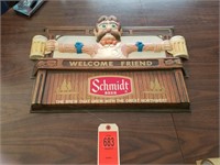 Schmidt "Welcome Friend" Plastic Sign