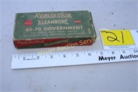 Box of Remington 45-70 Gov. Round