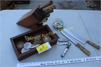 Old Homestead Knife Set, Sand Dollars, US Knife