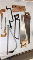 Assorted Saws and (2) Levels