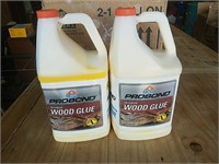 (2) Gallons Elemers Probond Wood Glue- New