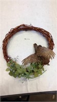 Hungarian Partridge,
 Wreath Decoration