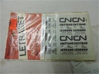 CN & CNR Decals