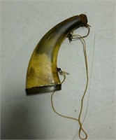Powder horn dated 1875