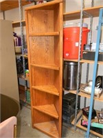Oak Corner Shelf