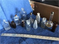 Large Lot of Old, Cool Glass Bottles