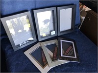 Lot of 3 Small Frames/Shadow Boxes with Mattes
