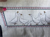 Large Cross Stitched Ducks