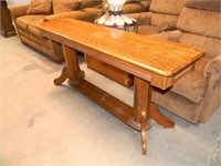 Oak Wood Couch / Entry Way Table