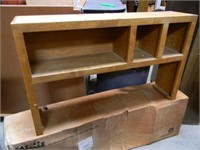 Wood Shelf for a Desk