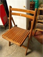 Folding Wooden Chair