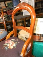 Beautiful Vintage Needlepoint Chair