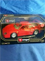 1/18 scale burago 1987 Ferrari F40 red