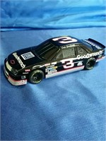 1:24 scale die-cast NASCAR coin bank with lock