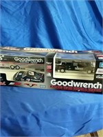 Goodwrench racing team trailer and pickup with