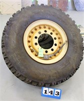 (2) LMTV Wheels & Tires, Goodyear MV/T