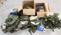 (54) Duffle Bags, OD Green, Painted 1st Cav Div