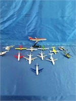 Assorted Airline planes, and helicopters