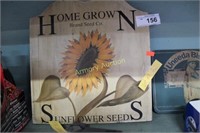 HOME GROWN SUNFLOWER SEEDS SIGN