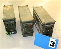 (3) 20mm Ammo Cans