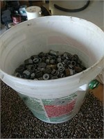 Bucket of miscellaneous nuts