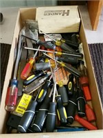 Screwdrivers files and drill bits