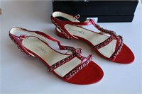 Pair of original Chanel ladies sandals,