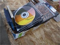 Box with DVDs