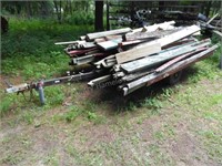 Snowmobile type trailer w/ contents