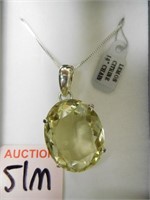 Jewelry - necklace with citrine
