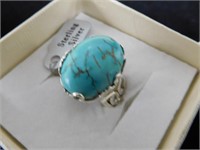 Jewelry - Ring, size 7 with turquoise