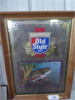 Old Style brook trout mirror