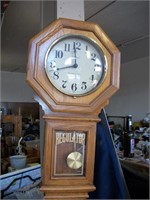 Oak Regulator hanging clock