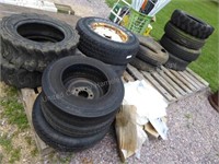 Lot of misc. used tires